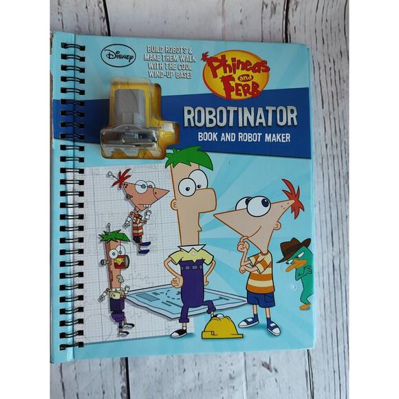Disney Phineas and Ferb Robotinator With Toy by Teitelbaum, Michael READ - Picture 1 of 9